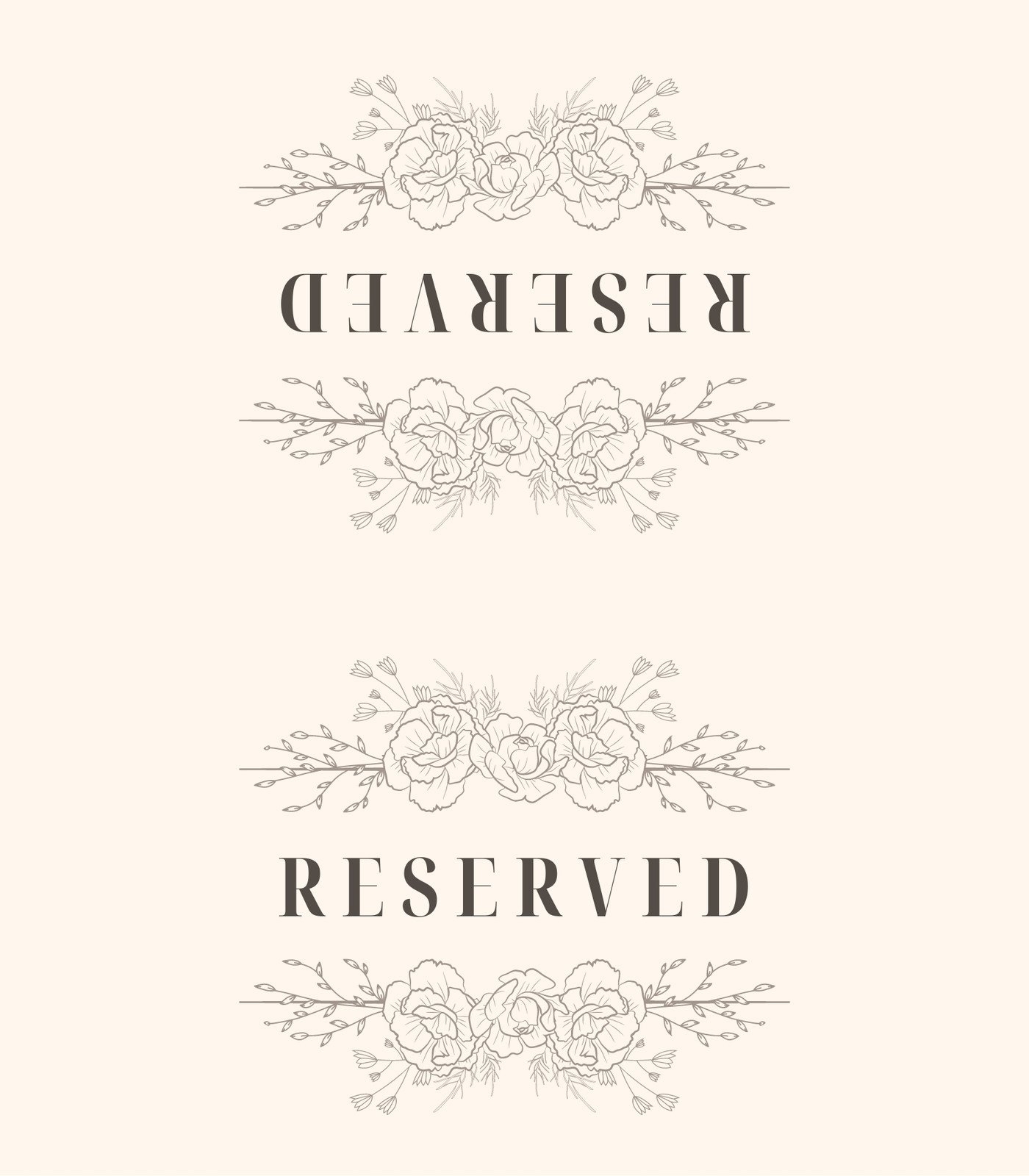 Free Printable Custom Place Card Templates Canva