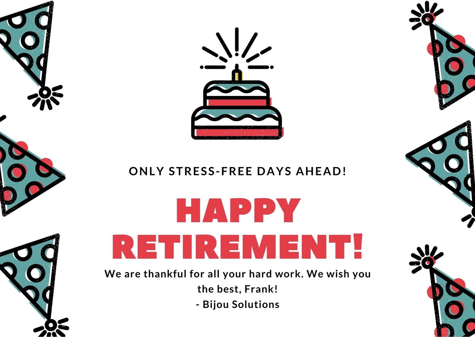Retirement Free Printables