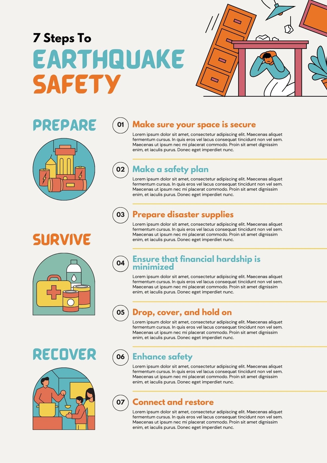 Free Printable Customizable Safety Poster Templates Canva