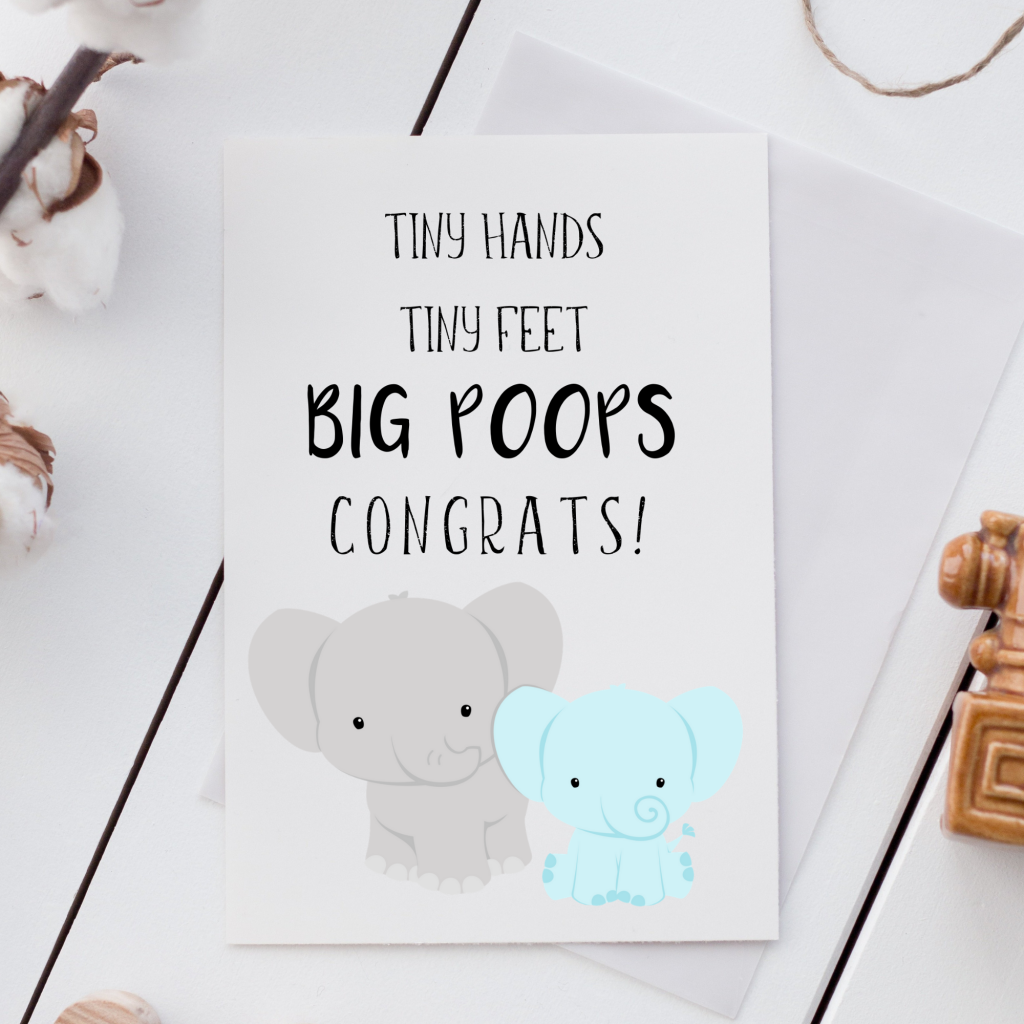 Free Printable Baby Boy Card