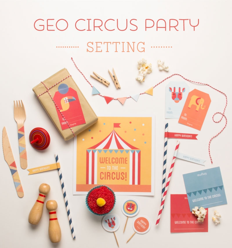 Circus Party Printables Free