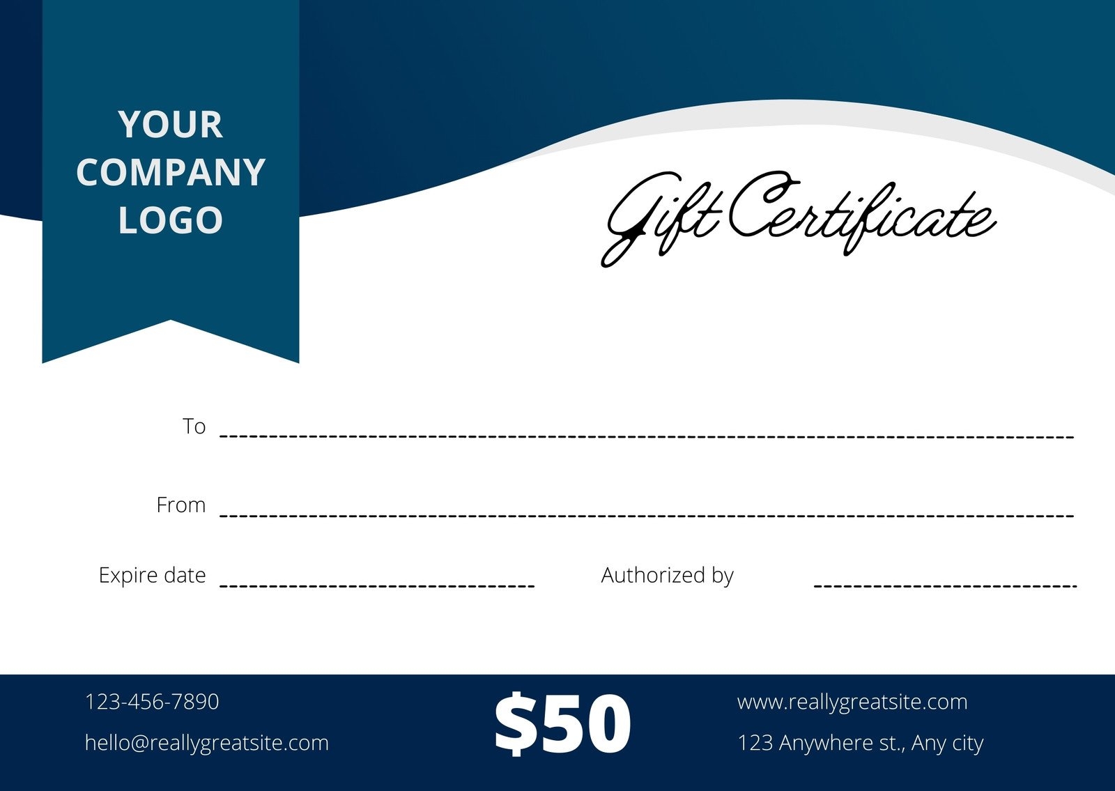 Free Printable Gift Certificate Templates To Customize Canva