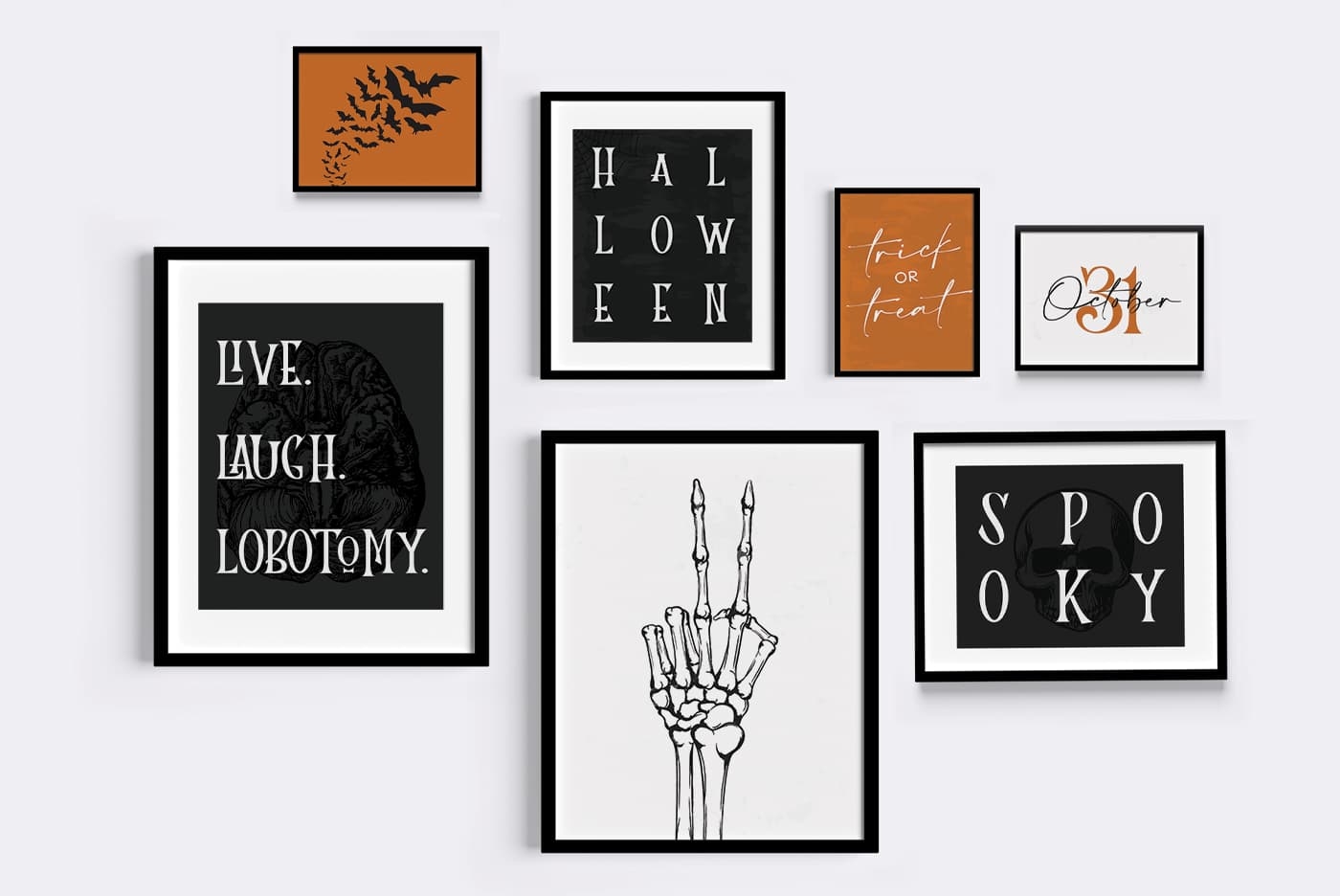 Free Printable Halloween Wall Art Favorite Printables