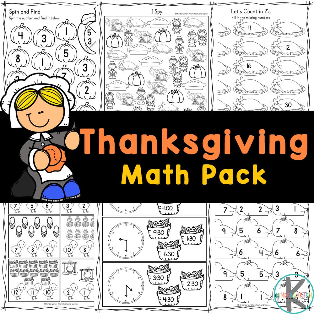 Free Printable Kindergarten Math Worksheets