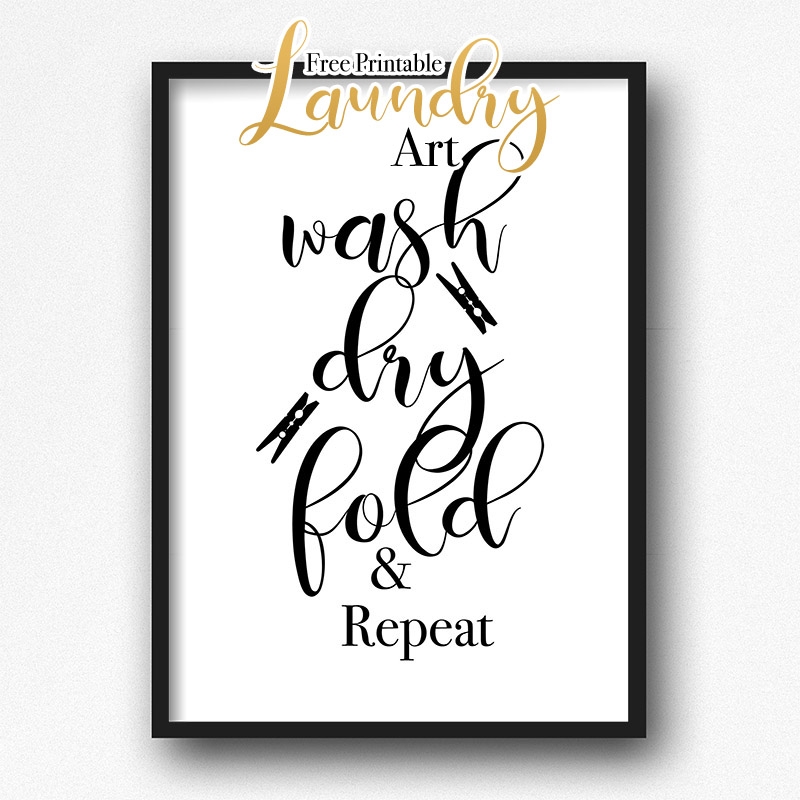 Free Printable Laundry Art Wall Art Collection The Cottage Market