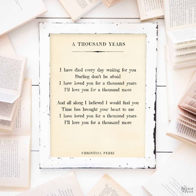 Free Printable Love Song Lyrics Art The Navage Patch