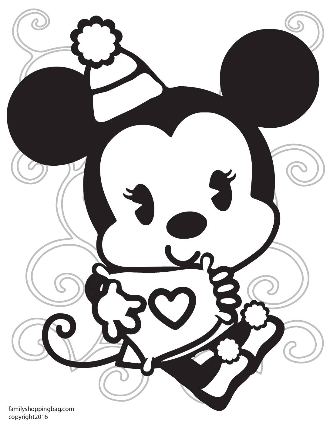 Free Printable Minnie Mouse Coloring Pages And More Lil Shannie