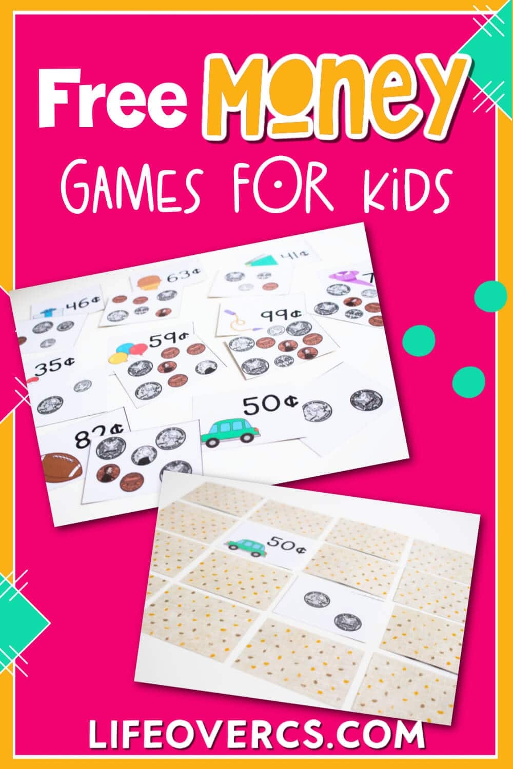 Free Printable Money Game For Kids Counting Coins Life Over C s