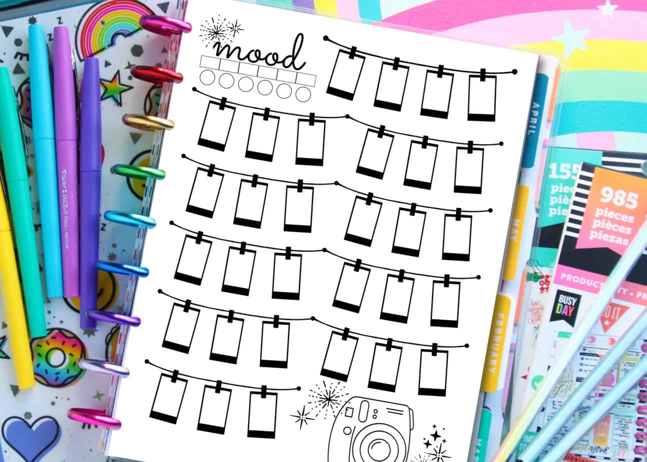Printable Mood Tracker Free