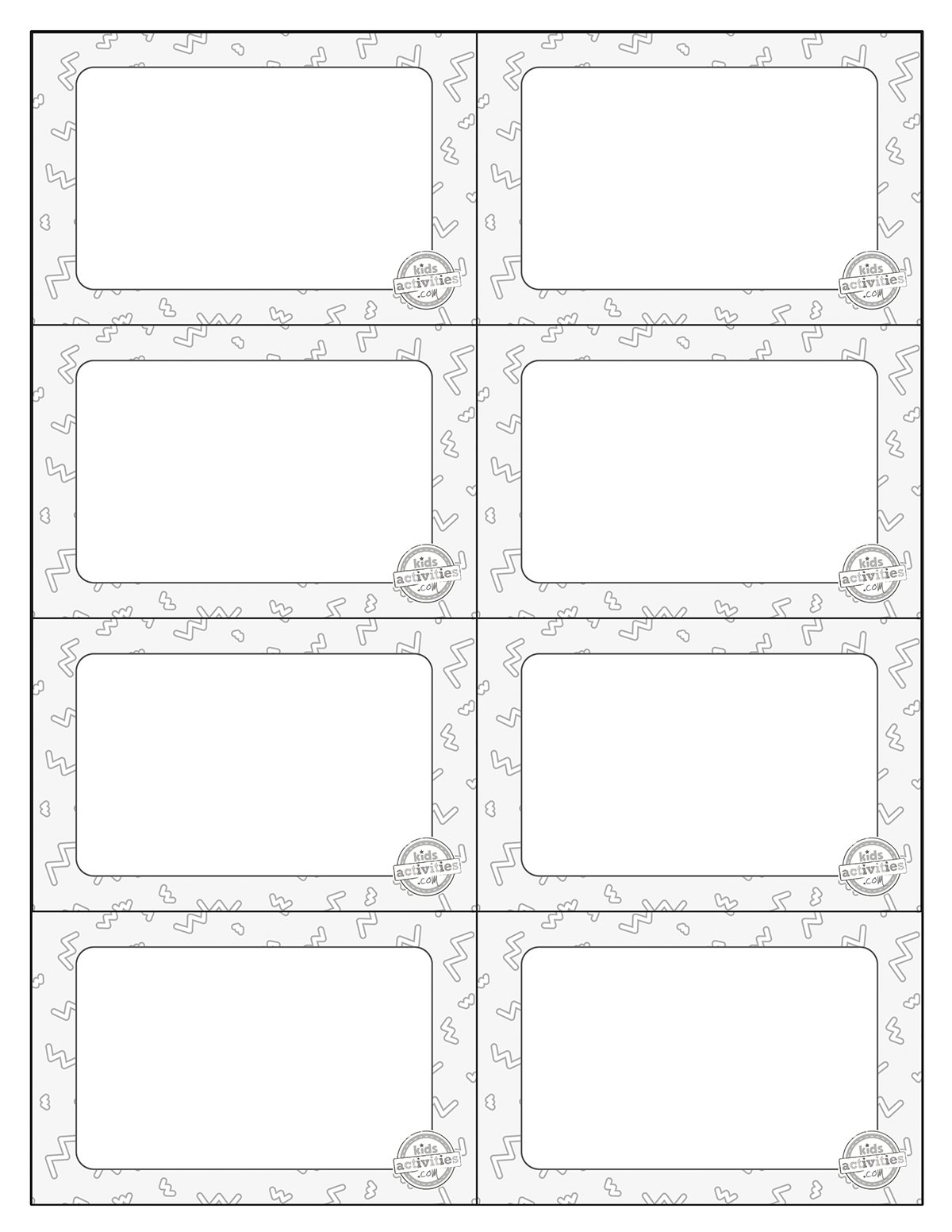 Free Printable Name Tags For School Parties More Kids Activities Blog