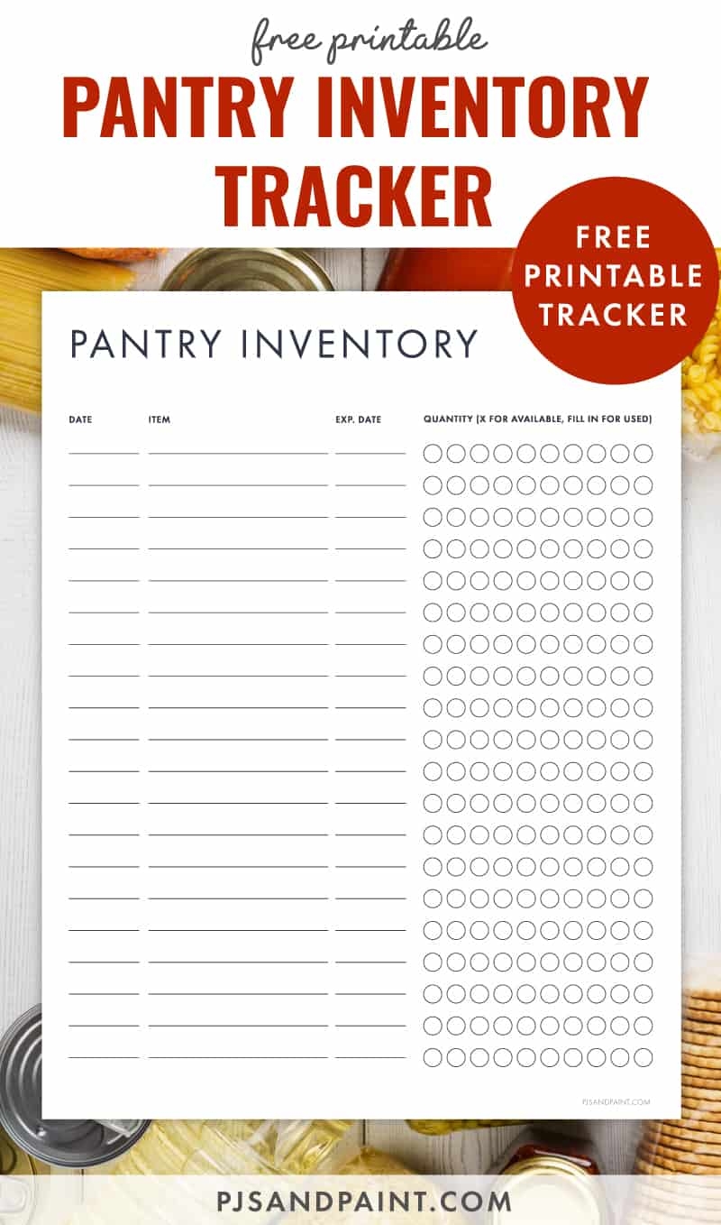 Free Printable Inventory Lists