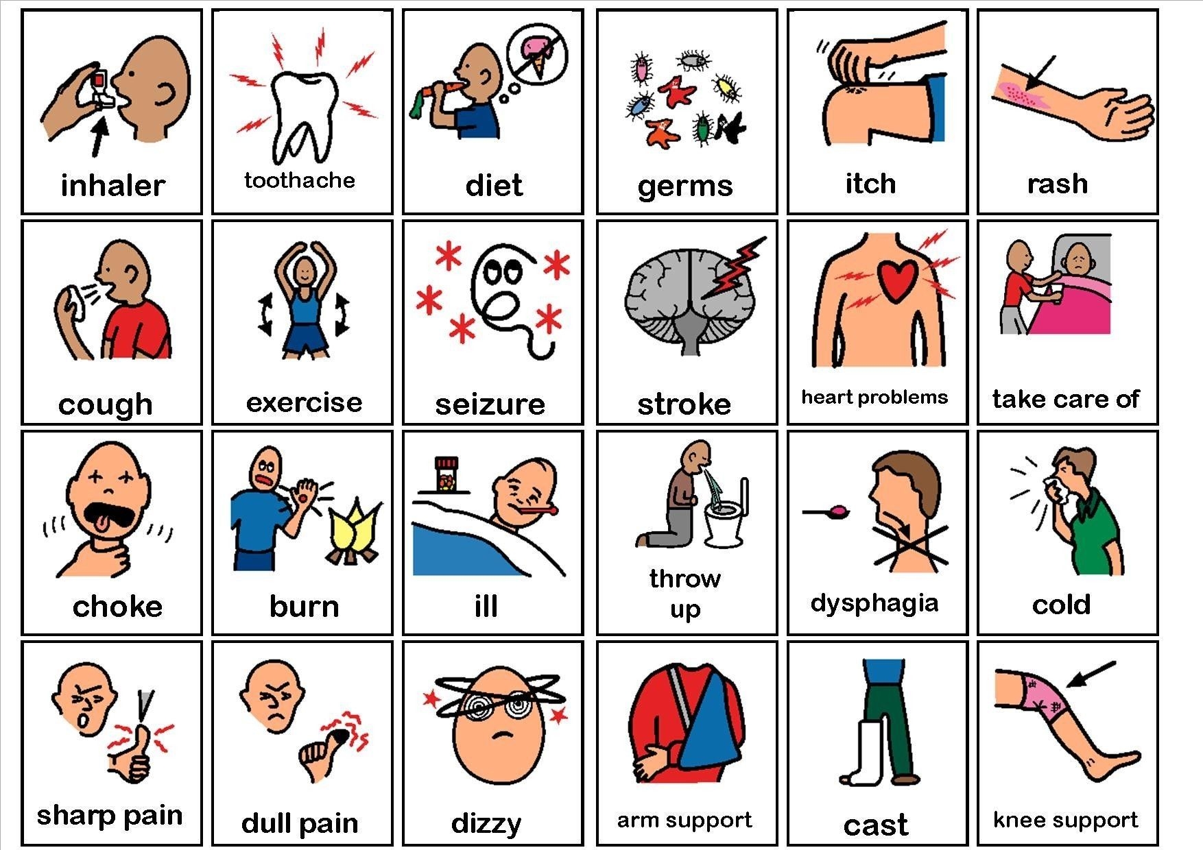 Free printable pecs communication 6C6