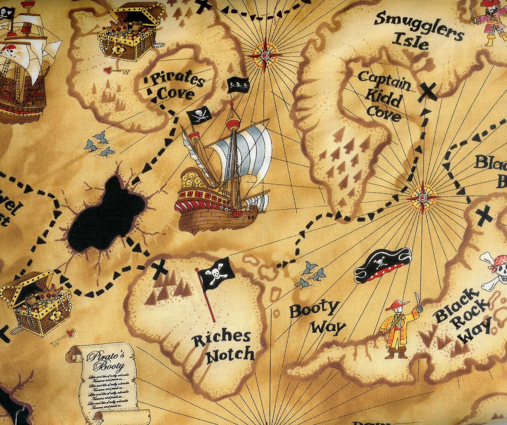 Free Printable Pirate Treasure Map