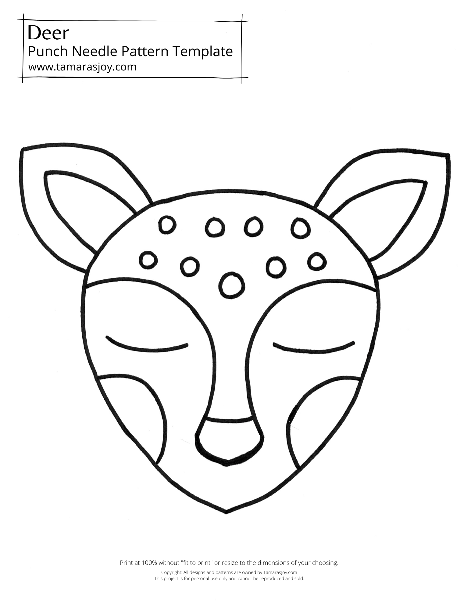 FREE PRINTABLE PUNCH NEEDLE PATTERNS Tamaras Joy
