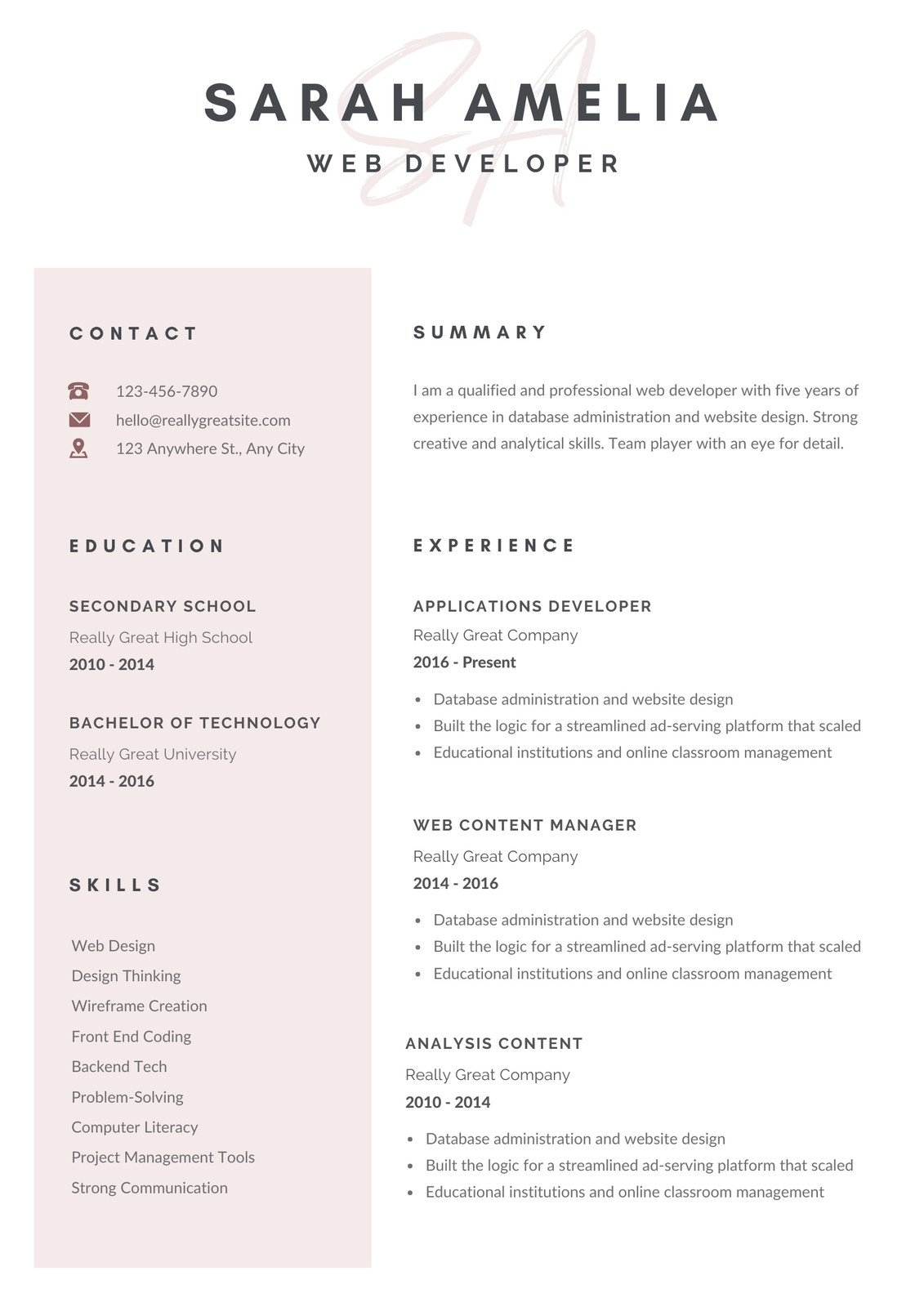 Free Printable Resume Templates You Can Customize Canva