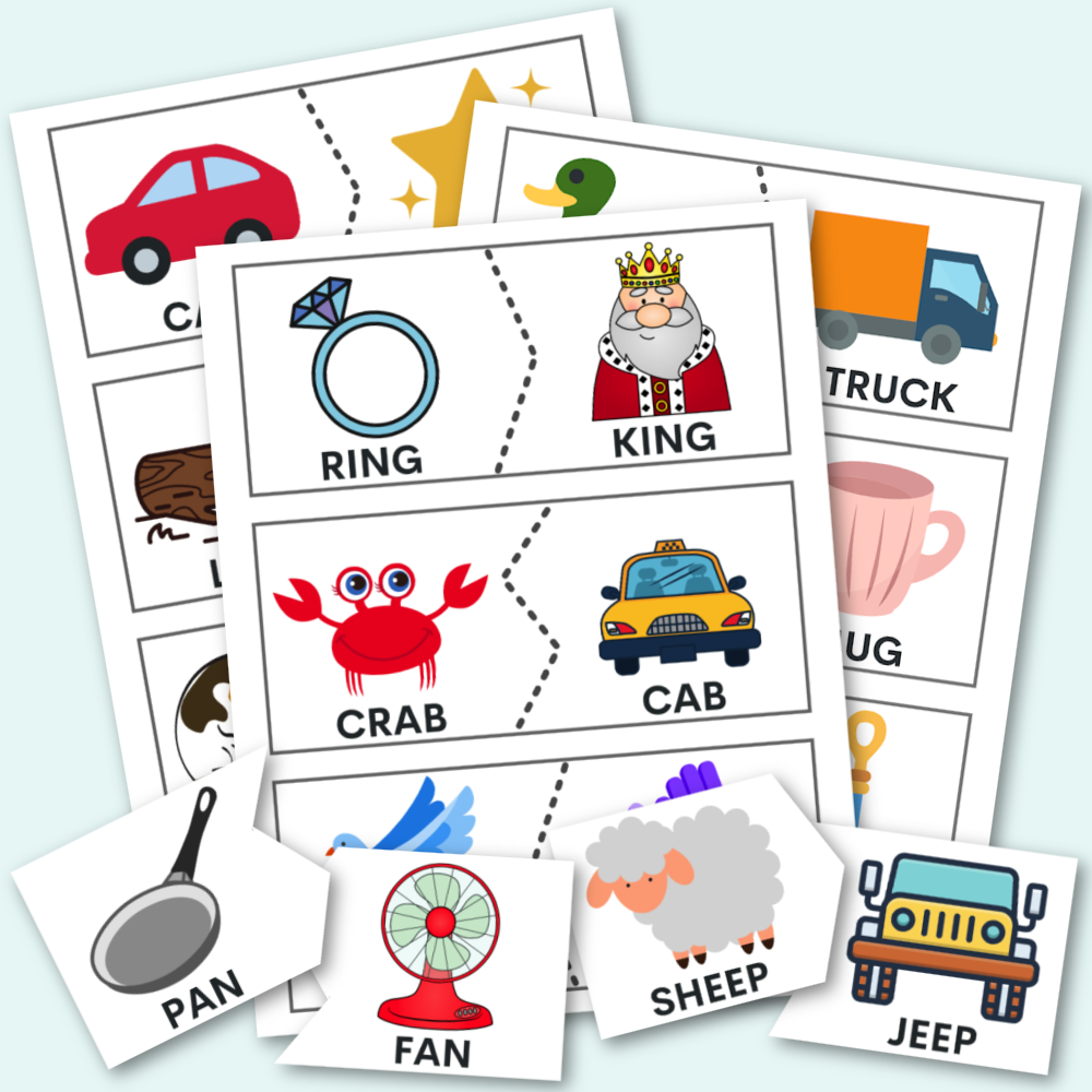 Free Rhyming Printables