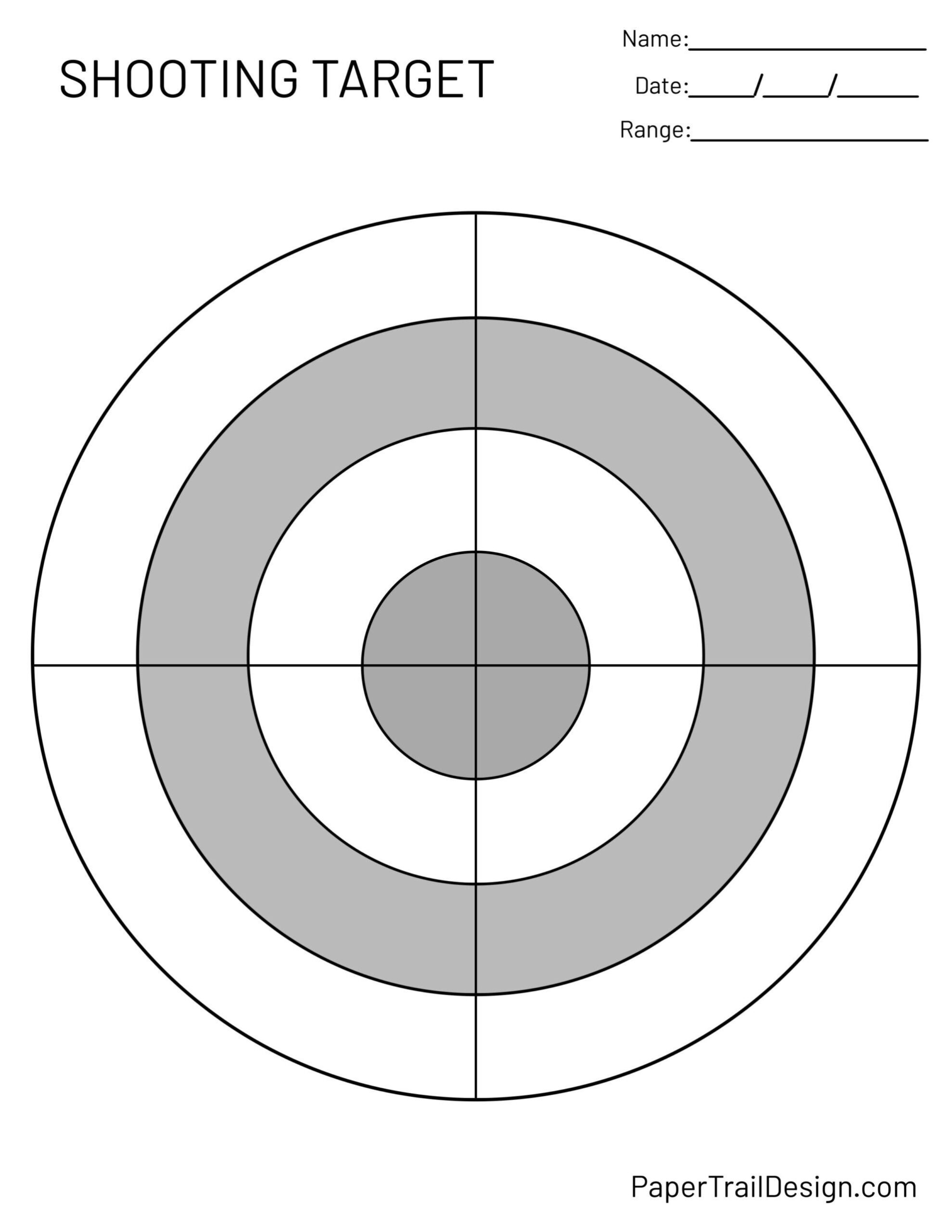 Printable Bb Gun Targets Free