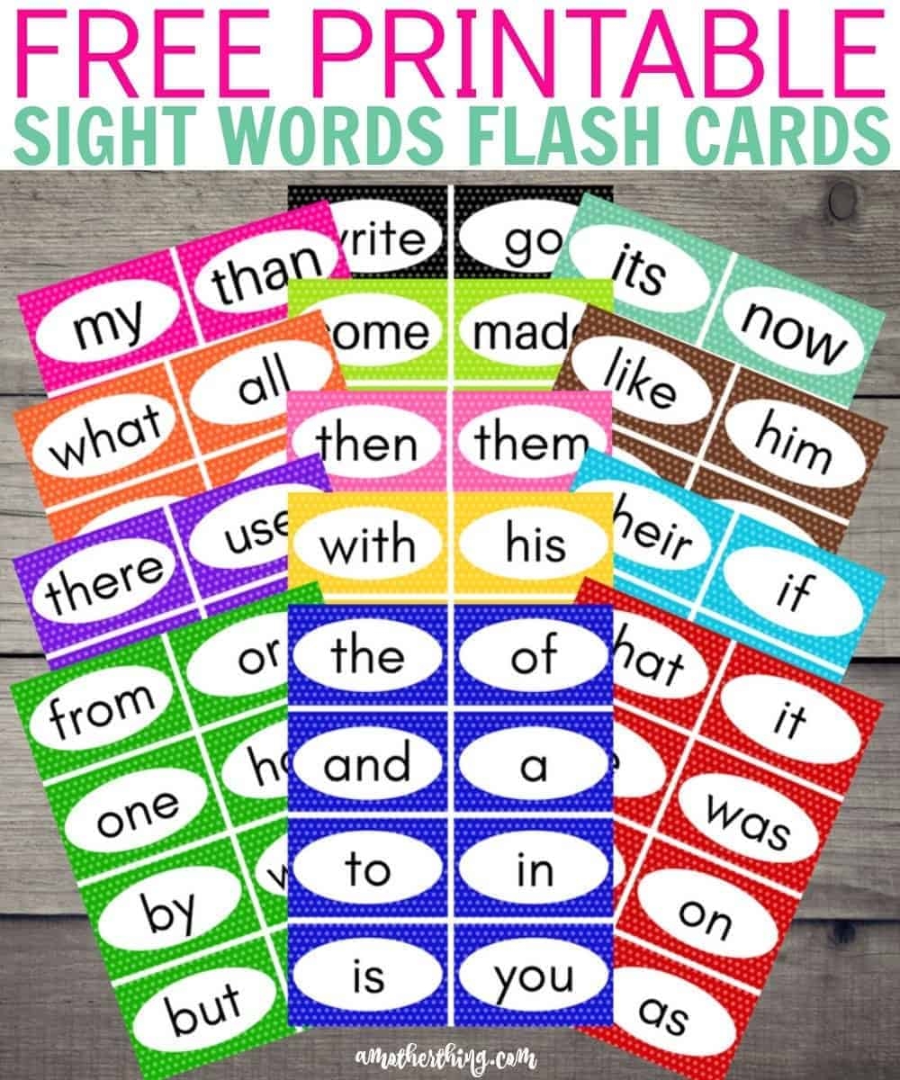 Free Printable Flashcards