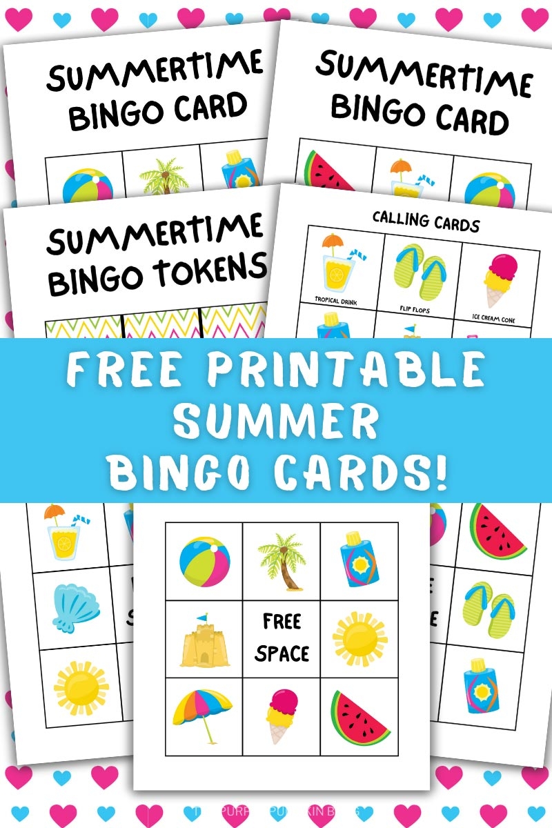 Summer Themed Bingo Free Printable