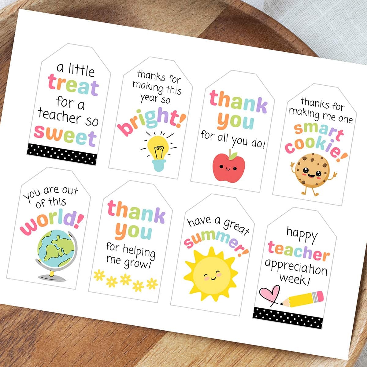 Teacher Appreciation Bloom Free Printable