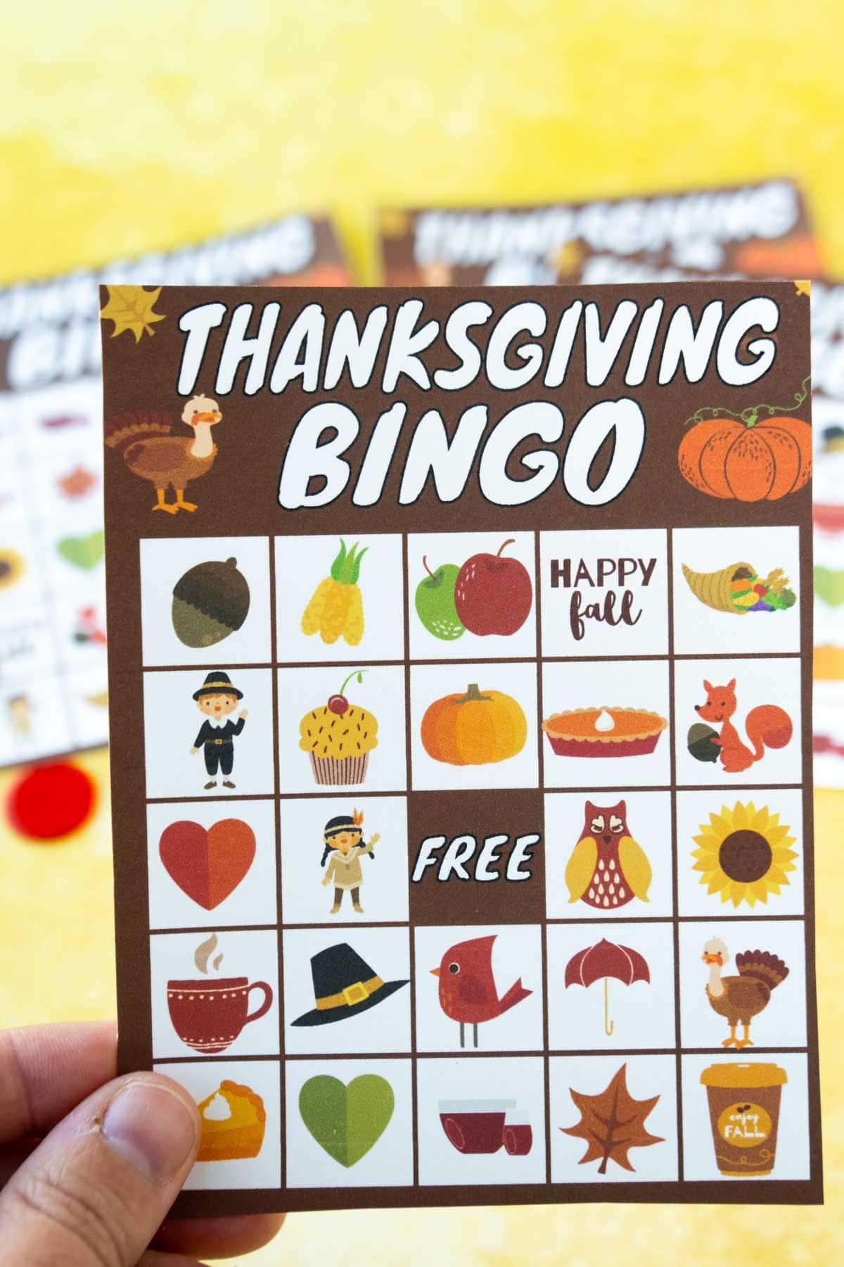 Thanksgiving Bingo Free Printables