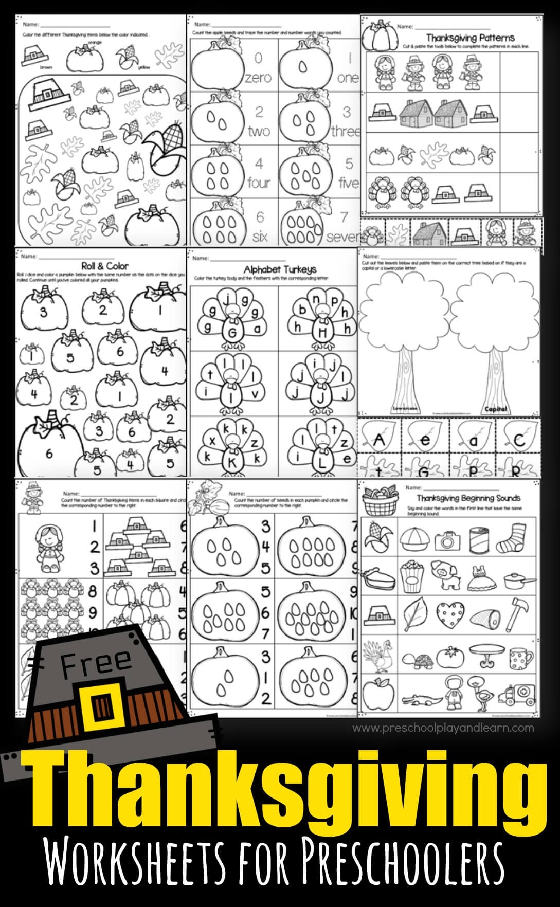 Free Printable Thanksgiving Activities