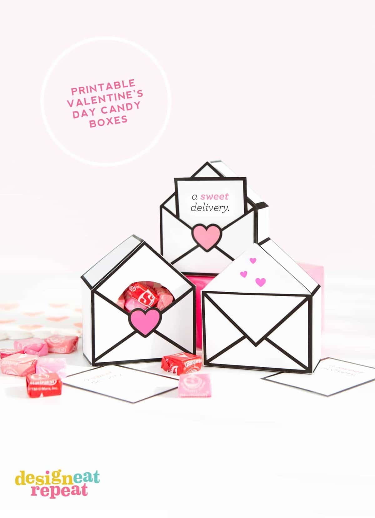 Free Printable Valentines Gift Boxes Design Eat Repeat