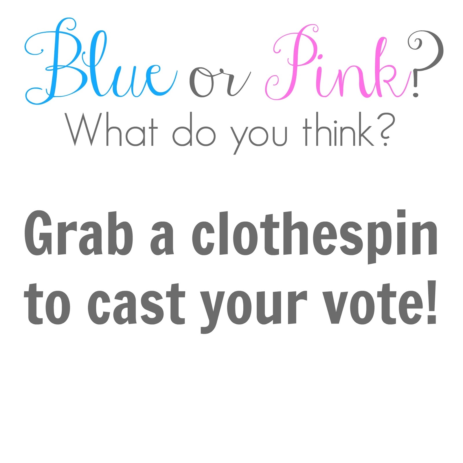 Free Printable Gender Reveal