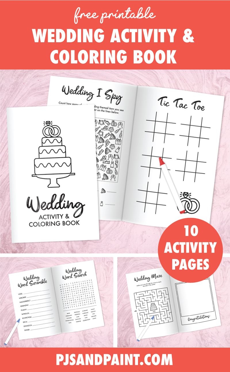 Free Printable Wedding Coloring Book