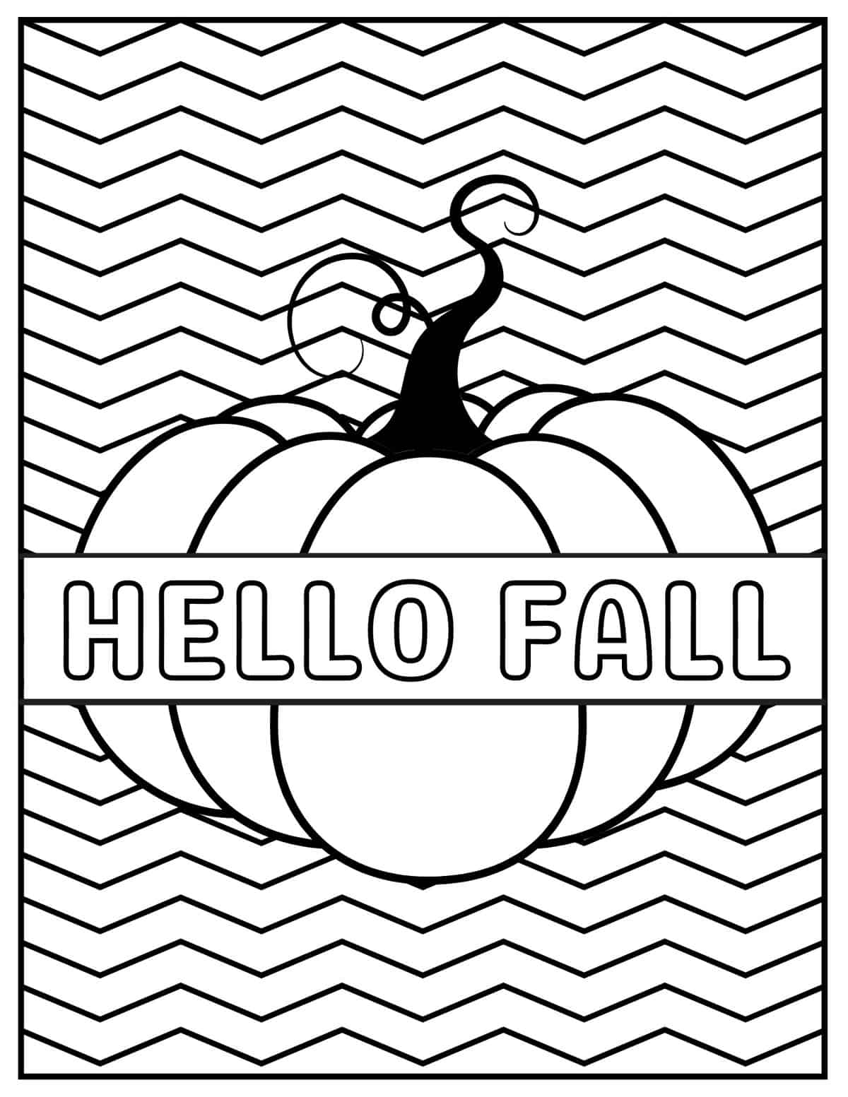 Free Pumpkin Coloring Pages Prudent Penny Pincher