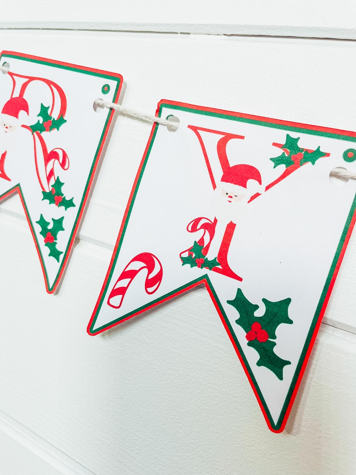 Merry Christmas Banner Free Printable