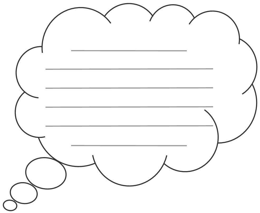 Printable Thought Bubble Free