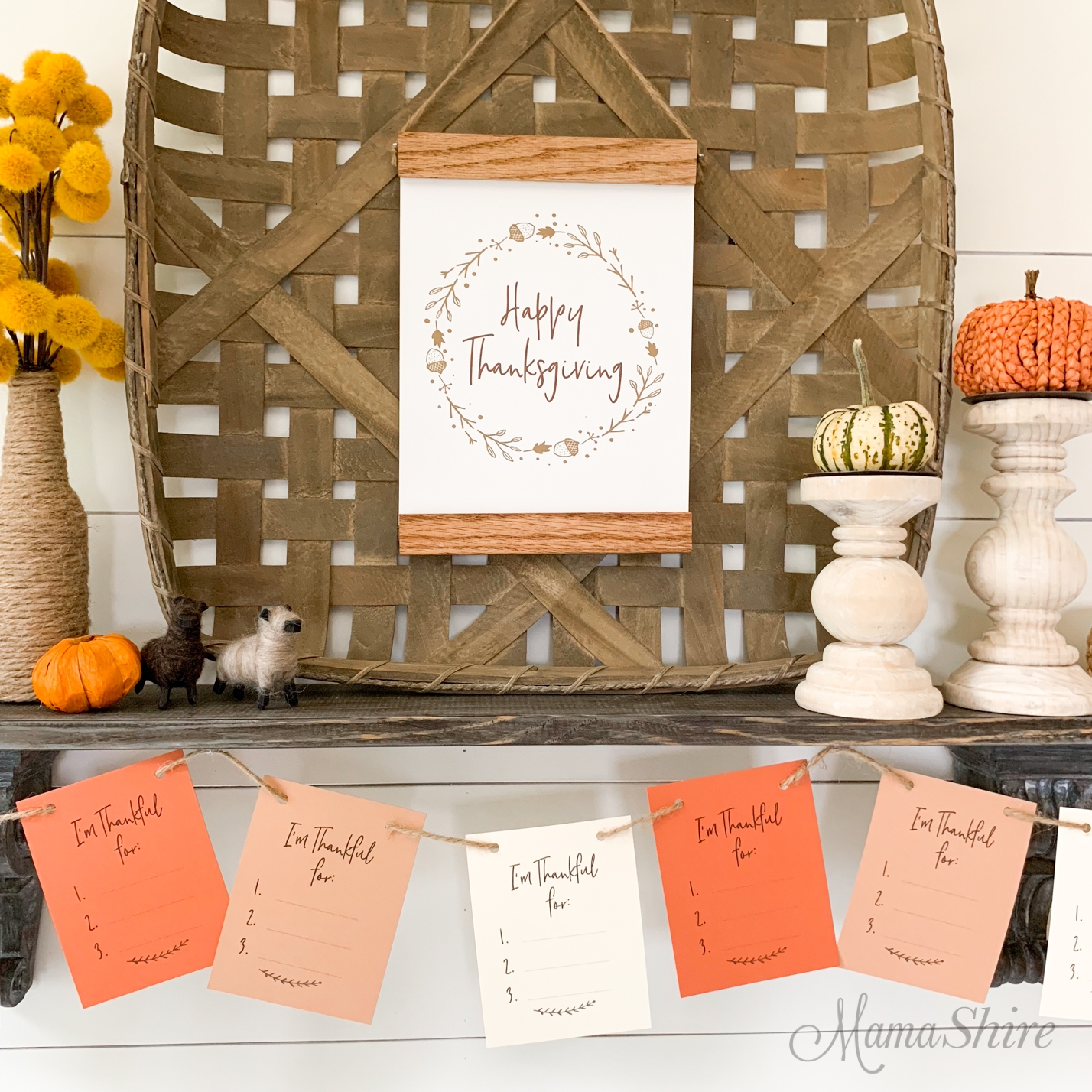 Free Thanksgiving Printables MamaShire