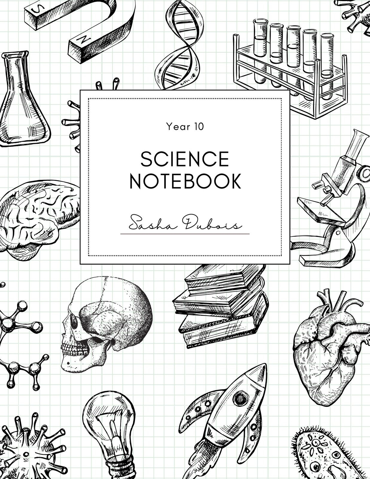 Free To Edit And Print Science Notebook Templates Canva