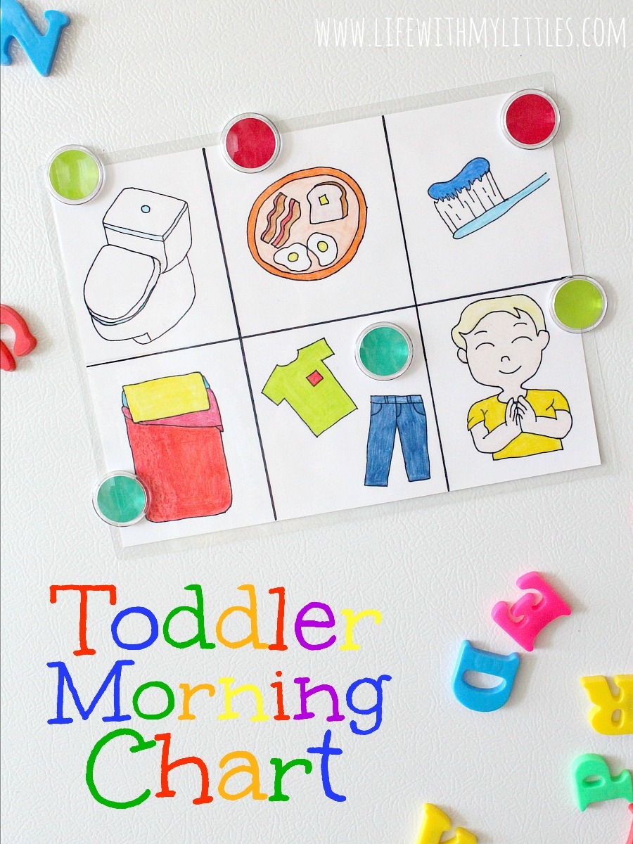 Free Toddler Morning Chart Printable Life With My Littles