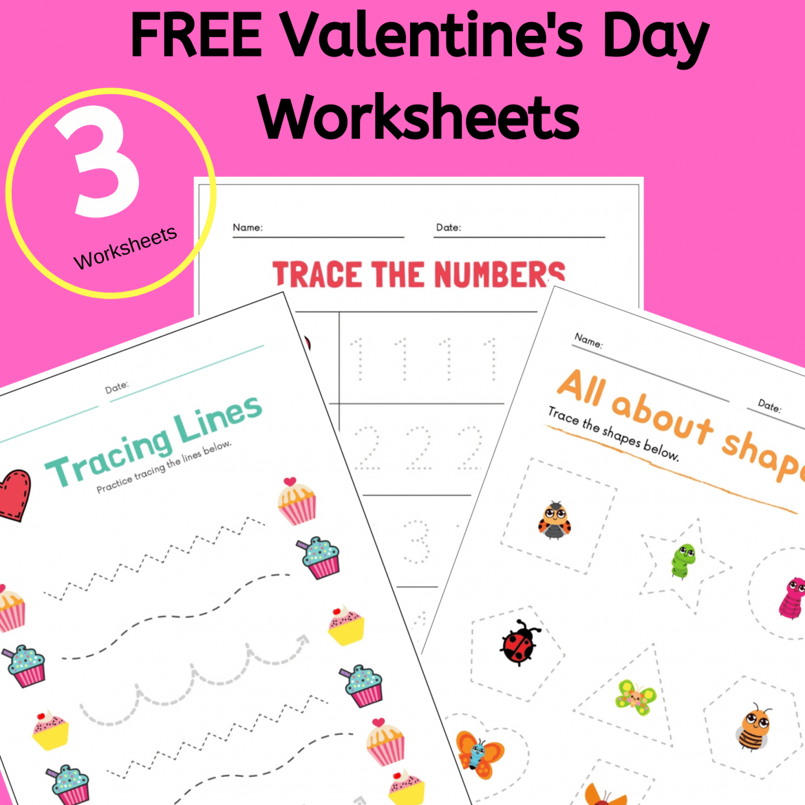 Free Valentine Day Worksheets For Preschool 