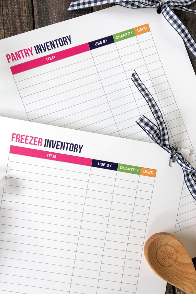 Freezer And Pantry Inventory Free Printable Mother Thyme