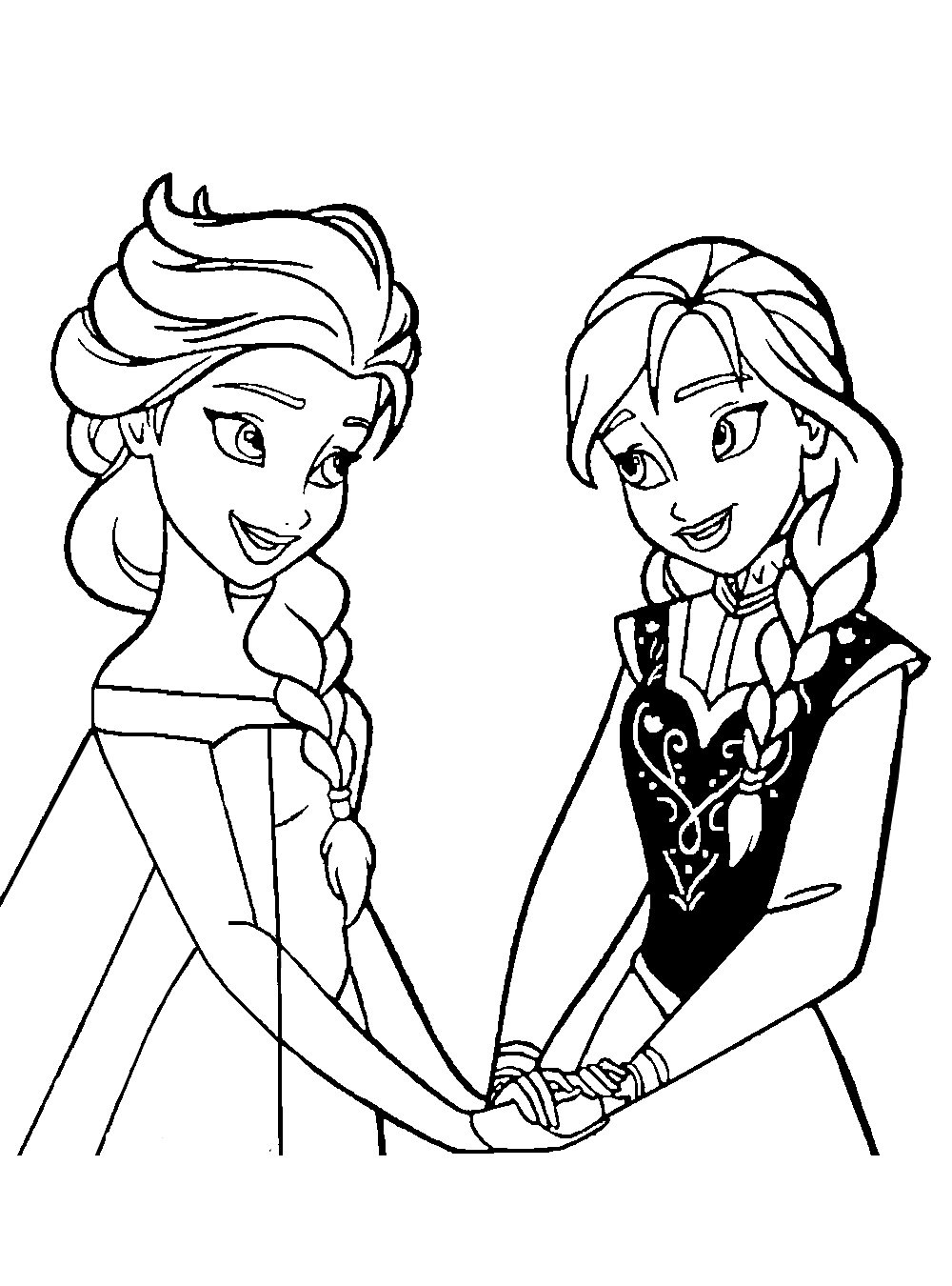 Frozen Free To Color For Kids Frozen Coloring Pages For Kids