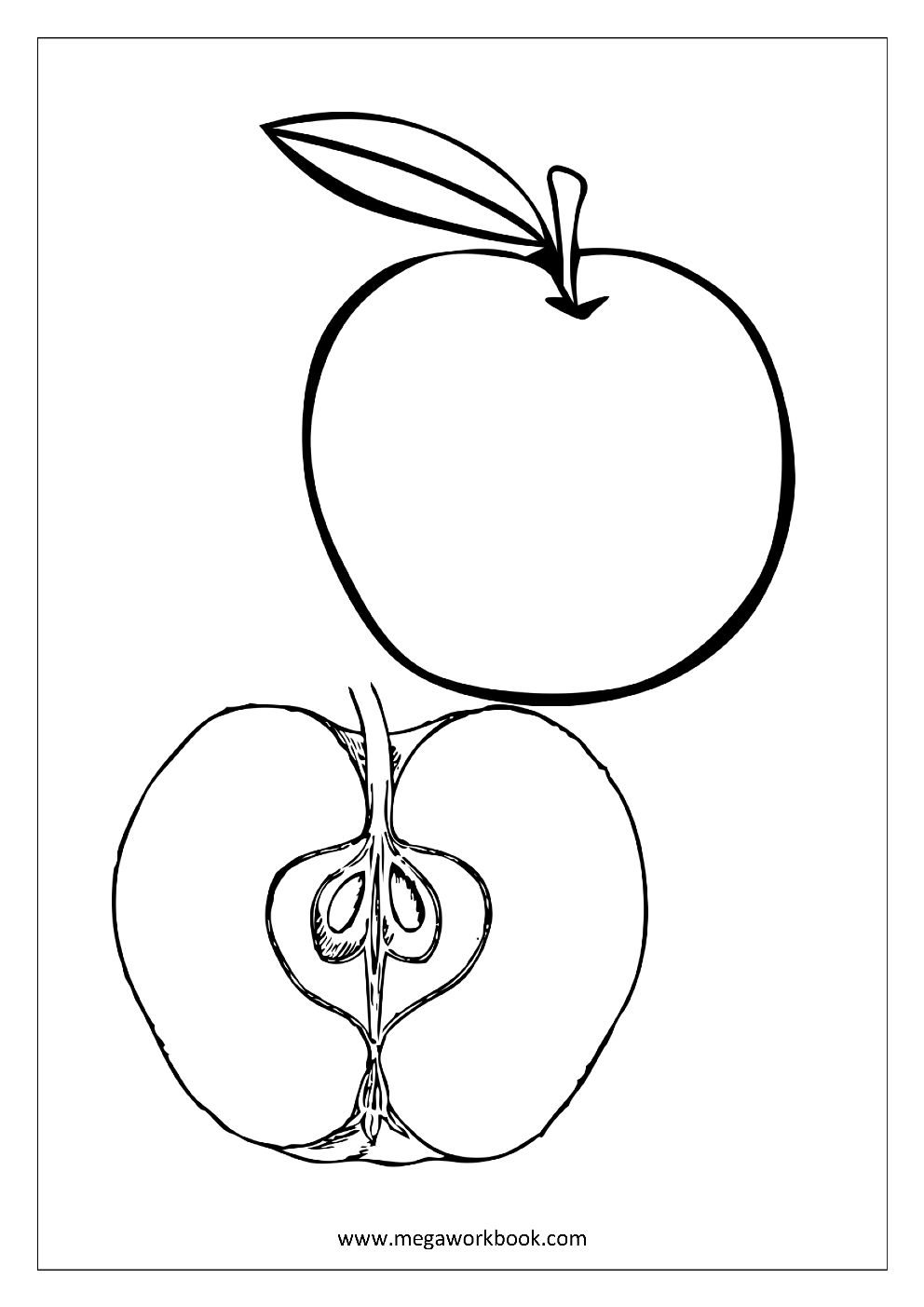 Free Printable Color Sheet Fruit
