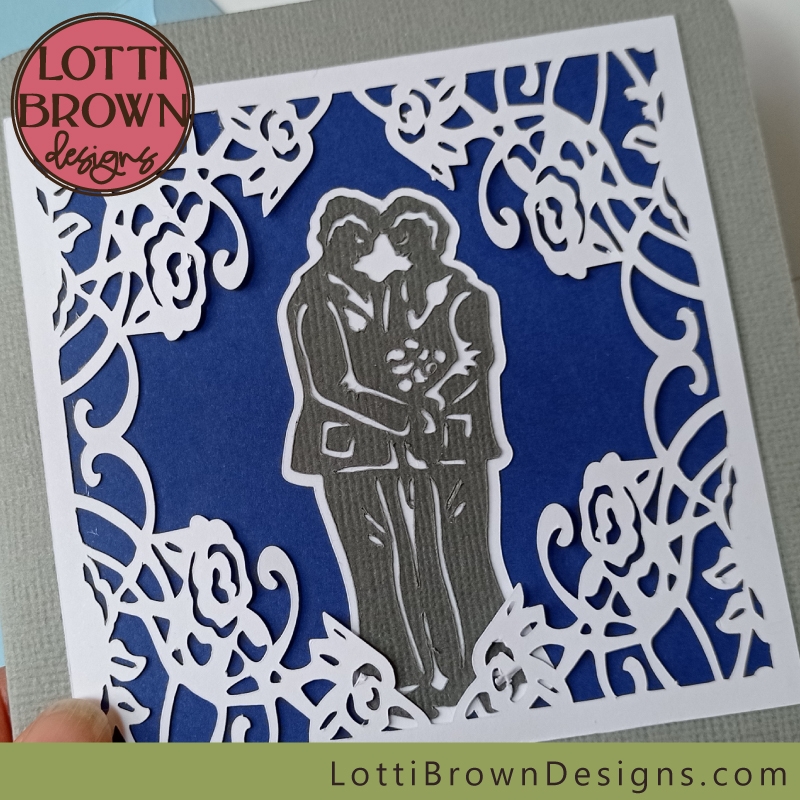 Gay Wedding Card SVG Files