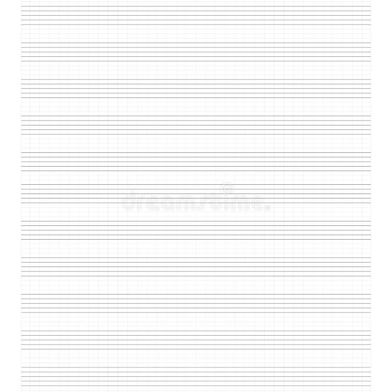 Graph Paper Printable Grid Paper With Stave On A White Background A Blank Music Sheet Paper With Staff Stock Vector Illustration Of Sound Invitation 238968067
