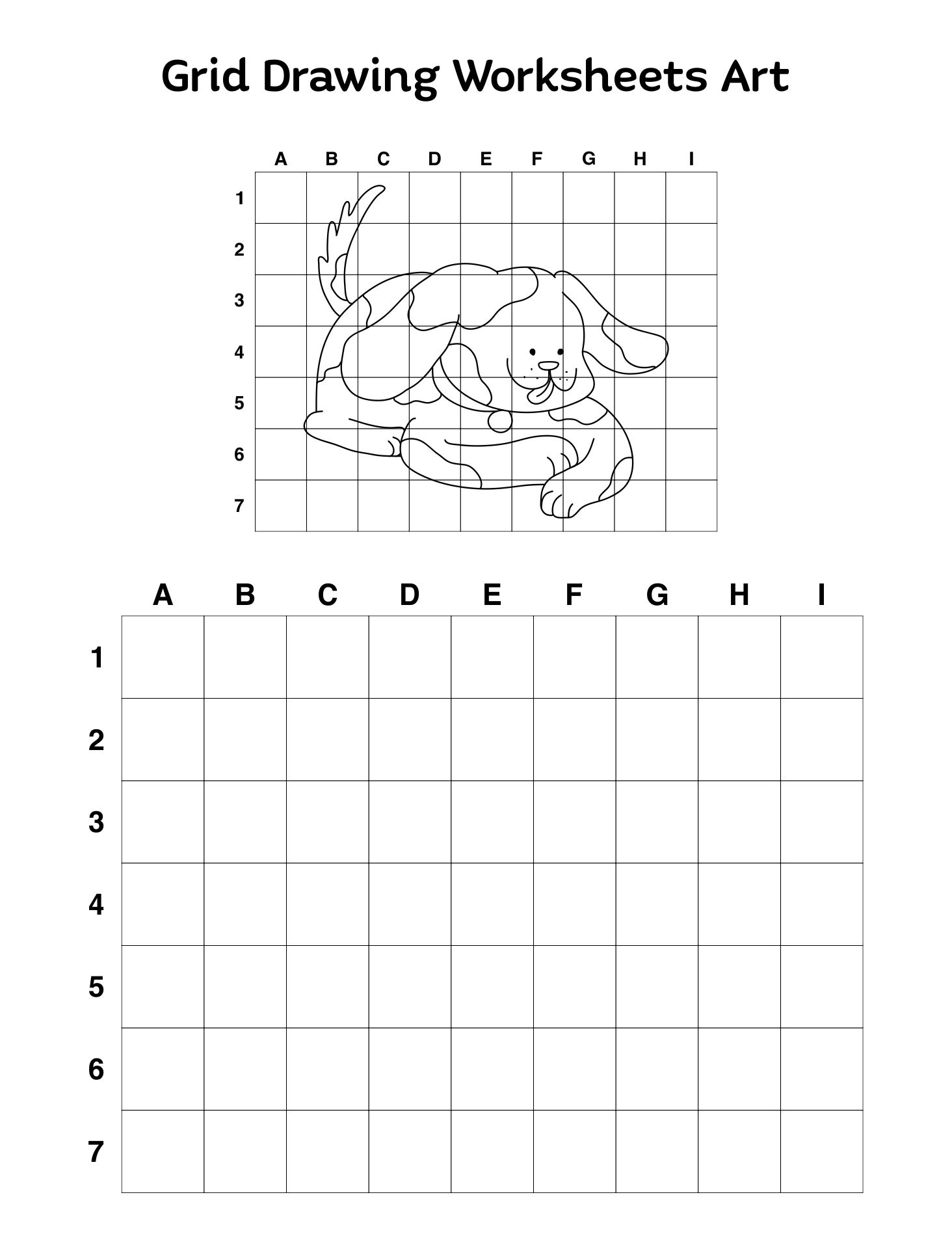 Grid Drawing Worksheets 2024