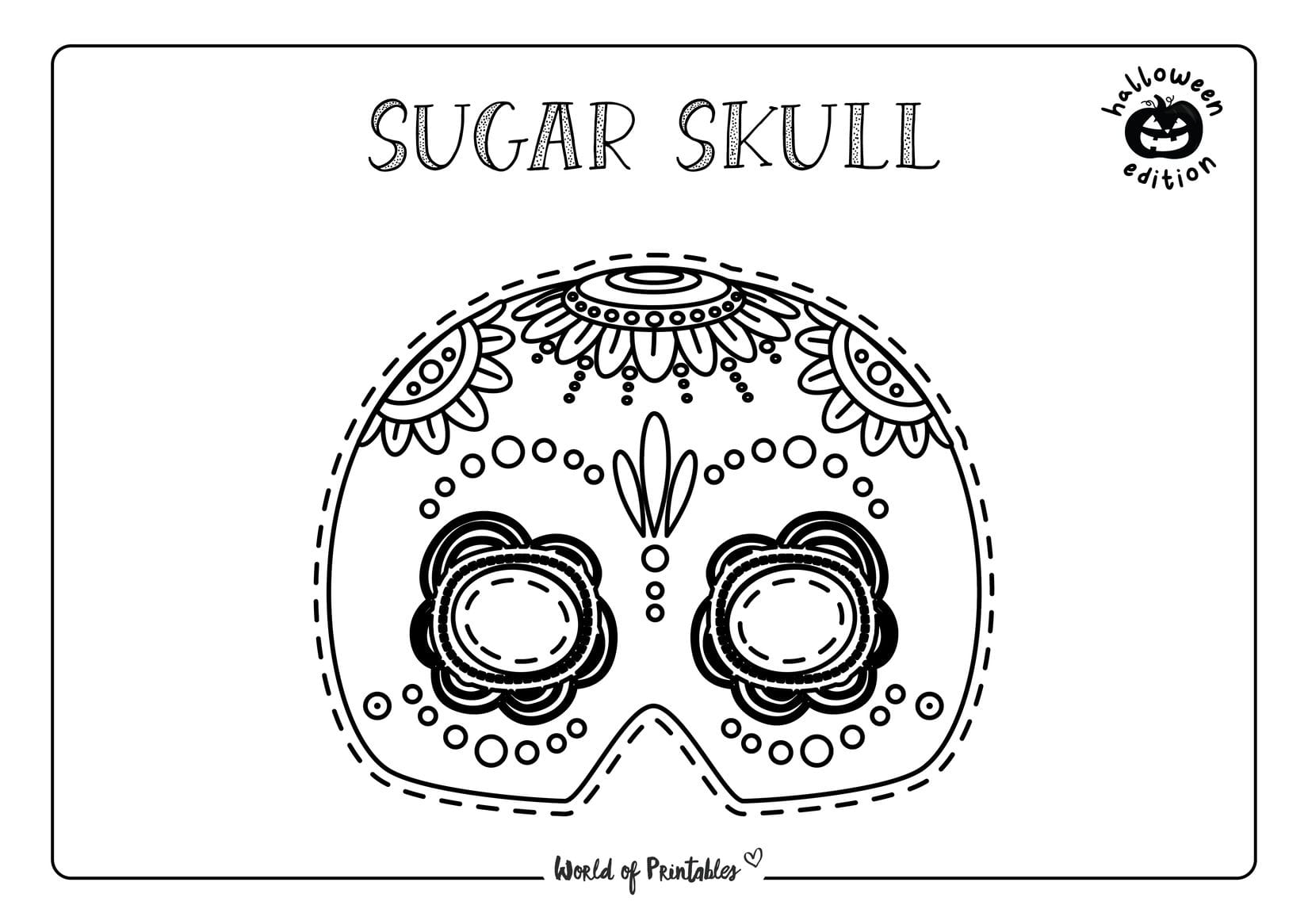 Halloween Mask Printables World Of Printables