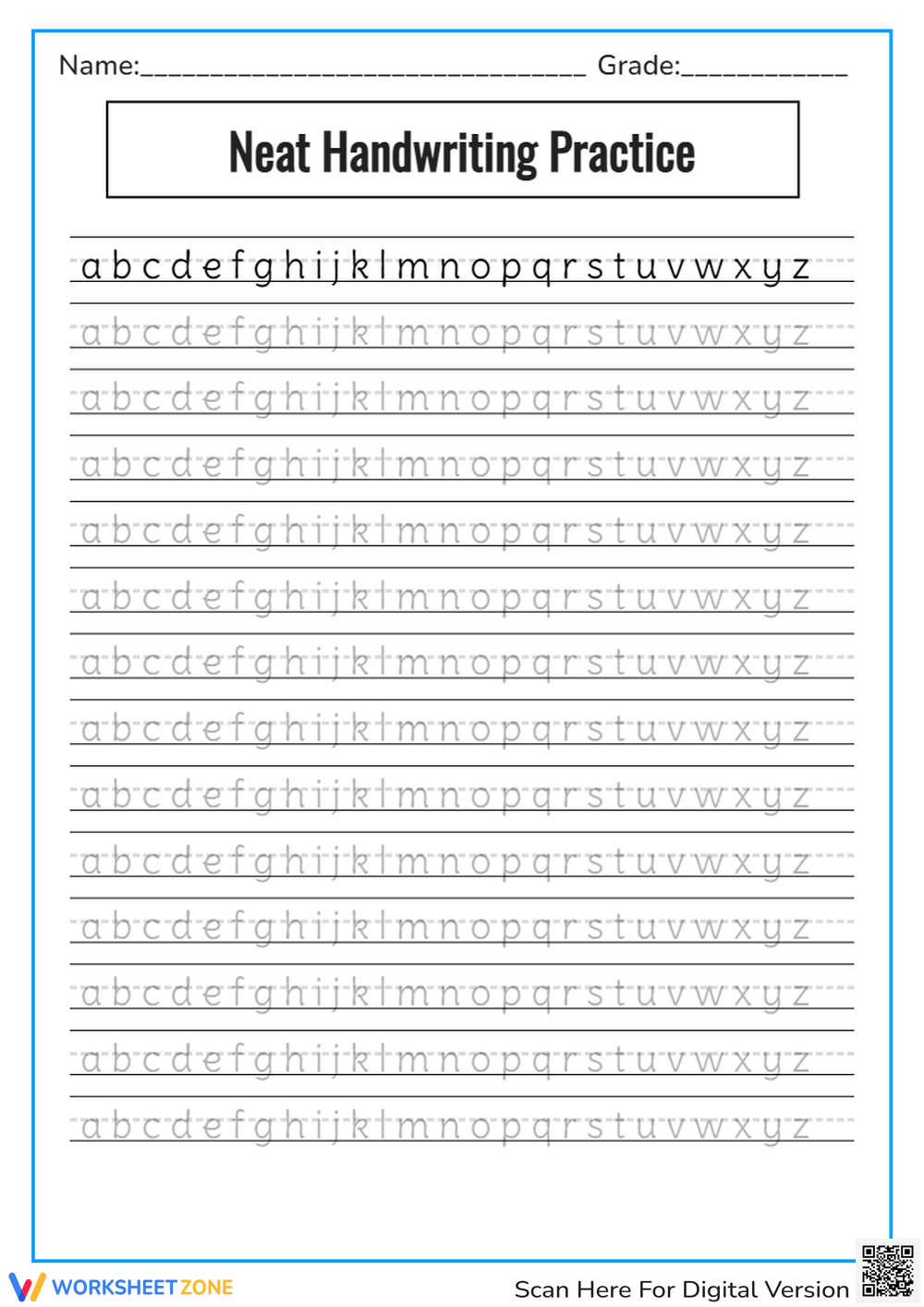 Handwriting Worksheets 2024