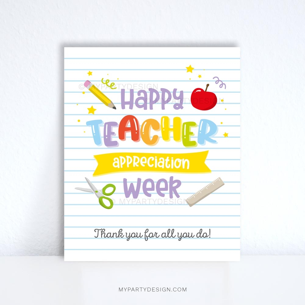 Free Printables For Teachers Appreciation