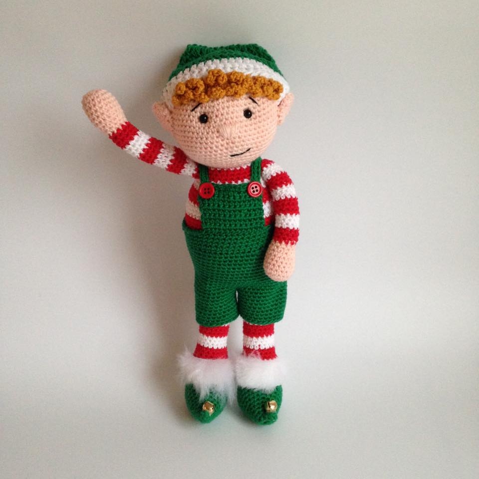 Heart Sew Christmas Elf Free Crochet Amigurumi Pattern