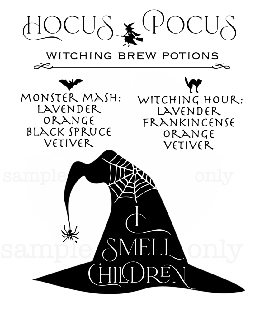 Hocus Pocus Oil Potions Printable Nest Of Posies