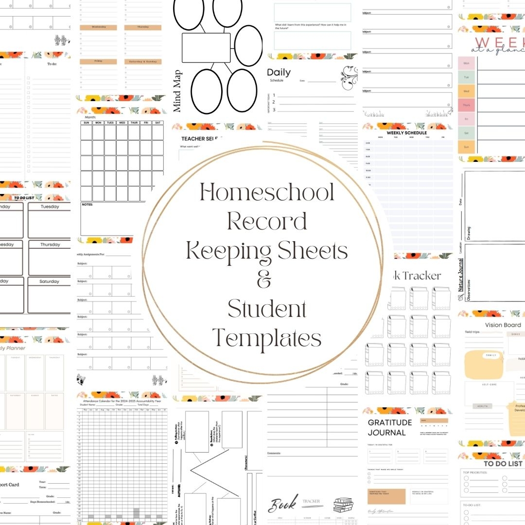 Free Homeschool Record Keeping Printables