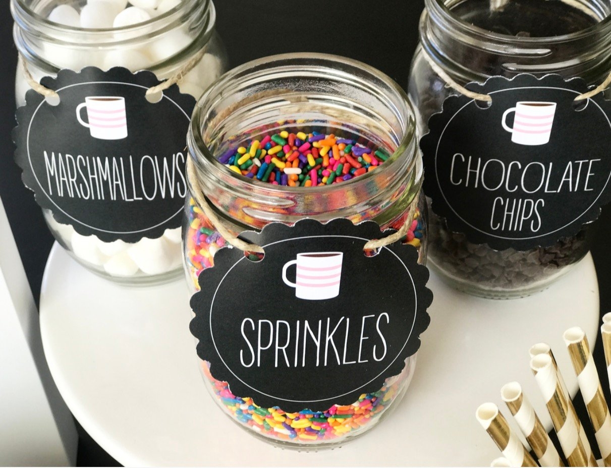 Hot Chocolate Bar With Instant Download Printables Crisp Collective