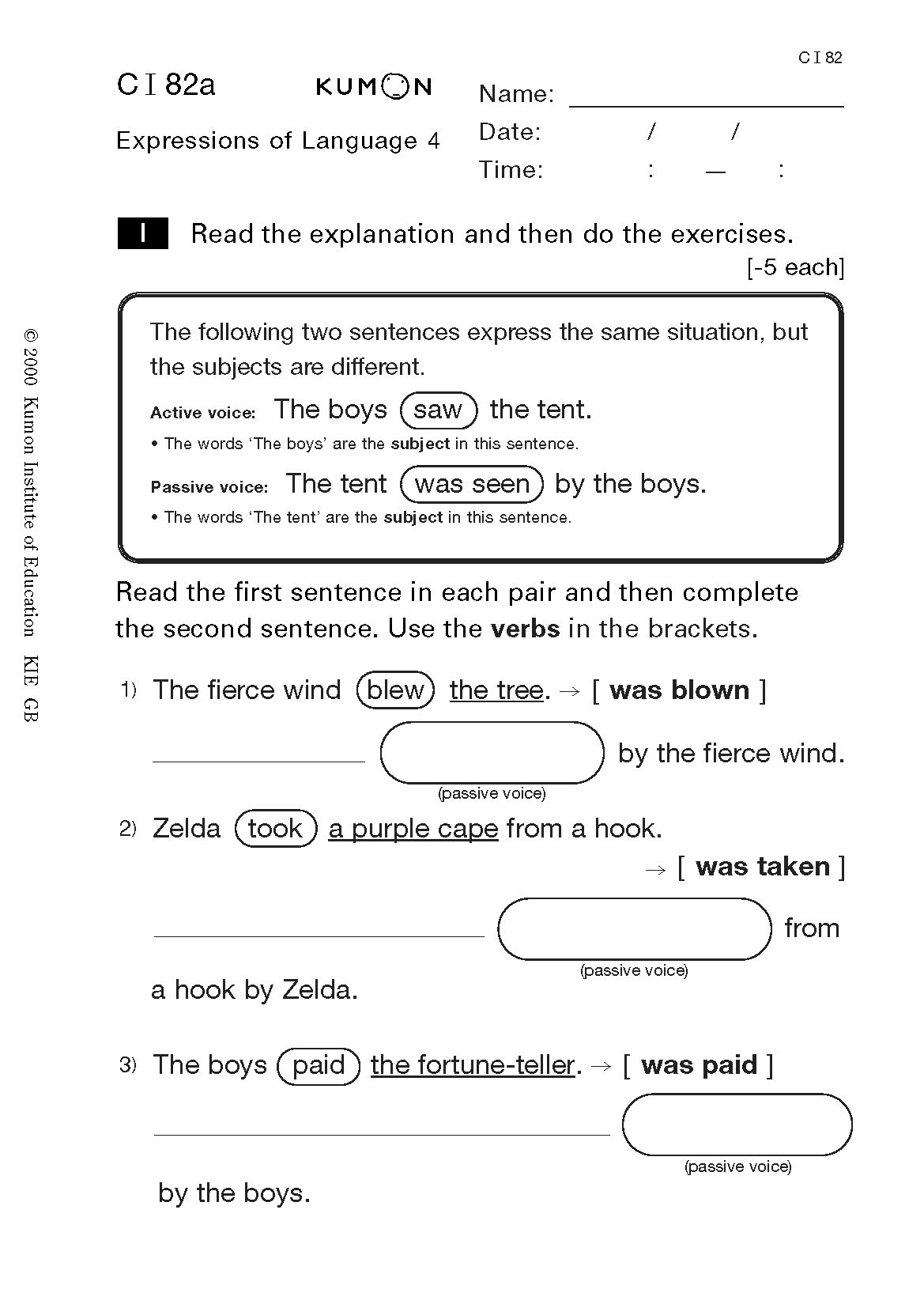 How Does The Kumon English Programme Support Children At Key Stage Worksheets Library
